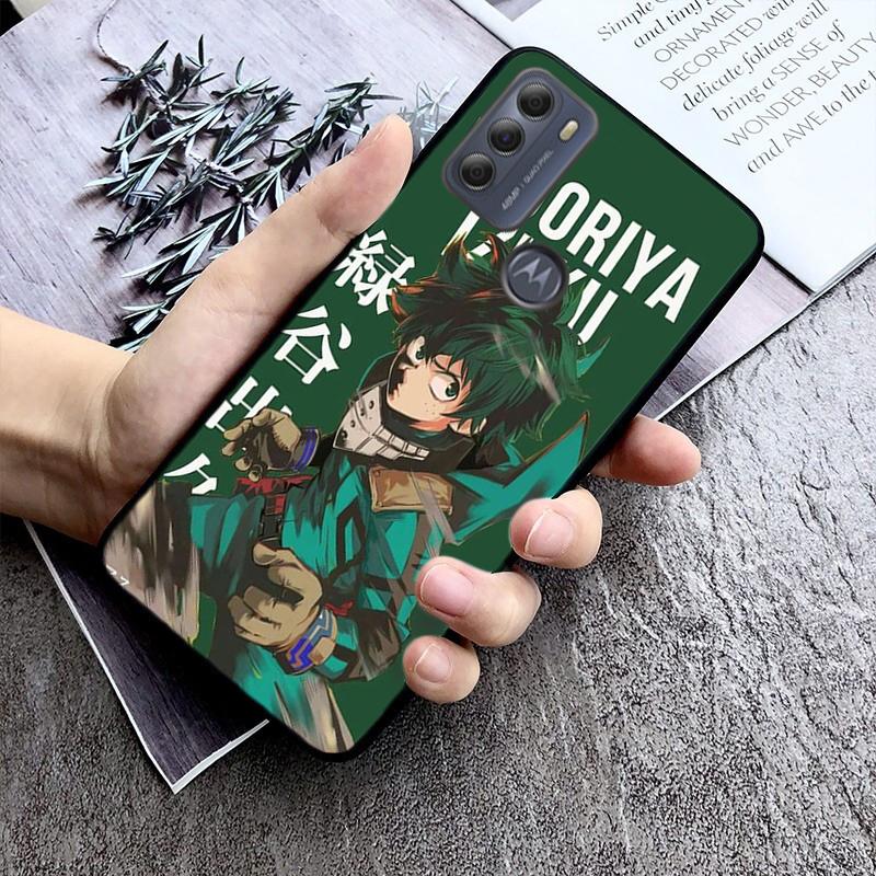 My Hero Academia Phone Case for Motorola Moto E32 E20 E40 G22 G52 G20 G30 G100 G60 G50 G10 GPure GStylus G9 One Action Macro