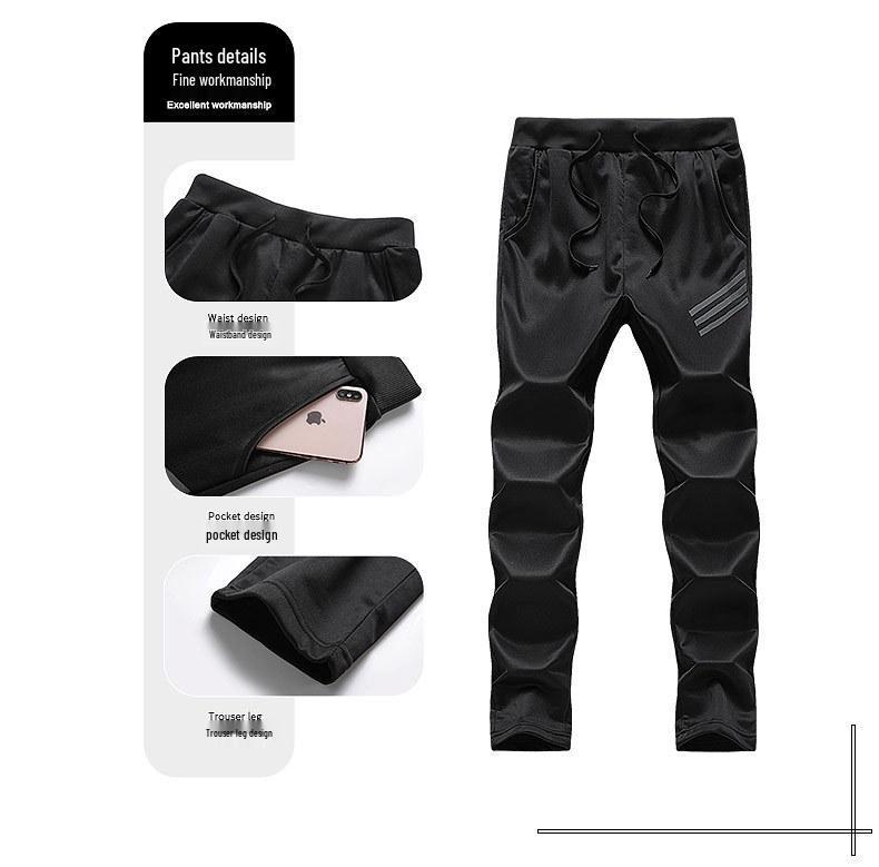 Men's Trendy Spring & Autumn Sportswear Set: Casual Jacket & Two or Three-Piece Option