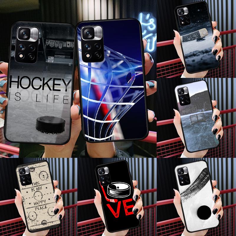 Ice Hockey Case For Xiaomi Redmi Note 14 13 11 9 10 12 Pro 9S 10S 11S 12S Redmi 10C 12C 13C 14C Cover
