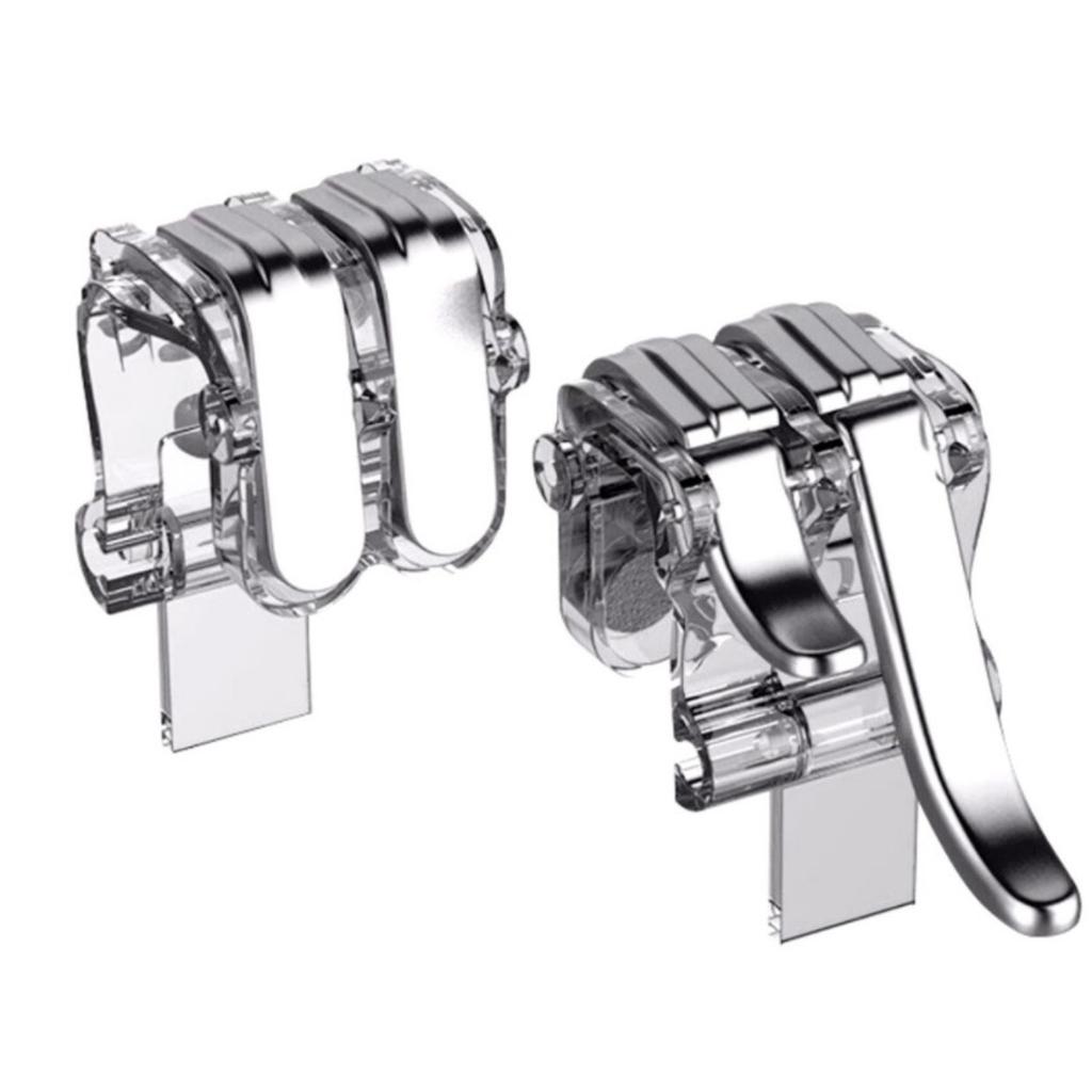 Metal Smart Phone Mobile Game Pad Gaming Trigger for Mobile Game Fire Button Aim Key L1 R1 Shooter PUBG Controller