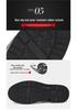 Men's High-Top Winter Boots, Wool-Lined with Soft Sole Casual Genuine Leather