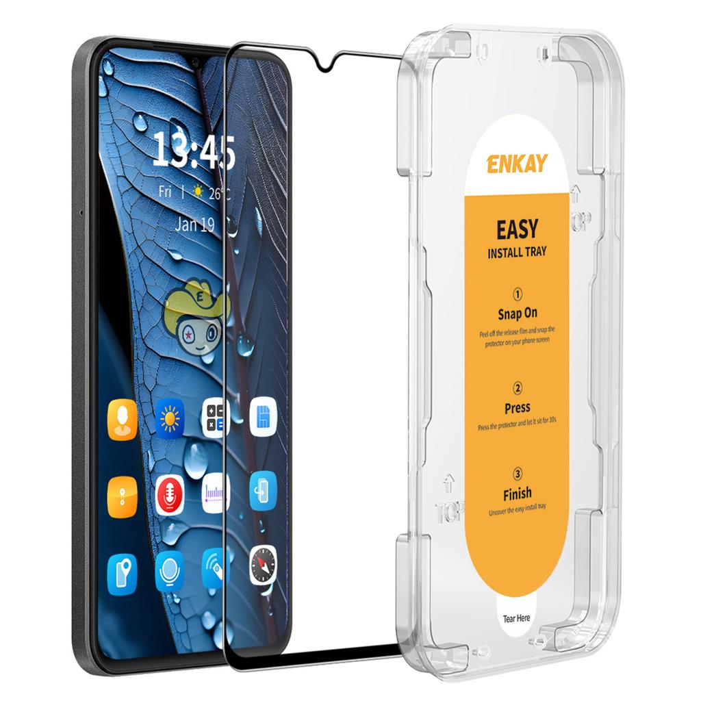 ENKAY HAT PRINCE For Xiaomi Redmi 10A Screen Protector High Aluminium-silicon Glass Film Easy Installation