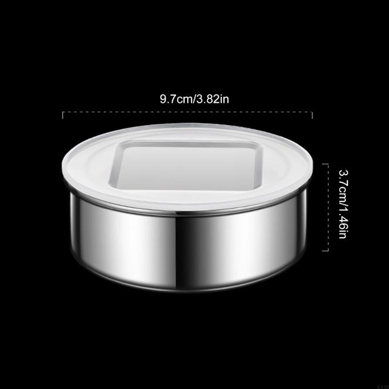 KX4B 6 шт. Эффективные контейнеры Нержавеющая сталь Кухонное решение для хранения China Mainland