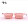 Pet Folding Silicone Bowl Dog Bowls Portable Food Container Pet Travel Bowl Portable Puppy Food Container Feeder