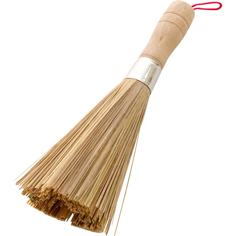 

Bamboo Wok Brush, Large Pot Brush Wash Pot Brush Kitchen Cleaning Brush Restaurant Natural Bamboo Brush Hotel Supplies синій