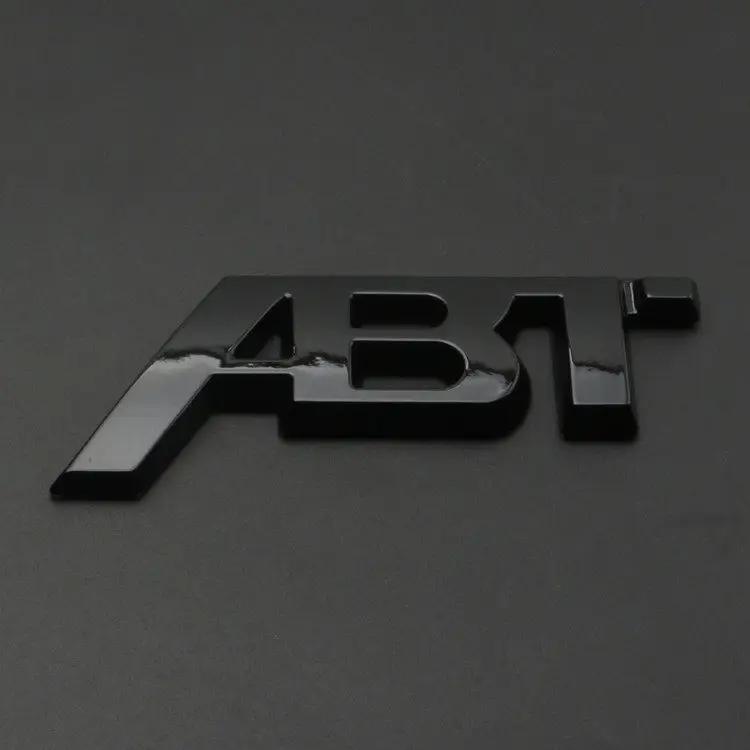 Metalowa Emblemat 3D na Tylną Klapę Samochodu Logo ABT Emblemat Naklejka Naklejka Na Grill Przedni Dla Golf RS3 ABT S3 S5 Q5 Q8 A4 B8 A3 8V