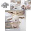 Adorable Realistic Rabbit Plush Keychain With Soft Pp Cotton Stuffing Cute Keyring Toy Perfect For Couples And Car Bags