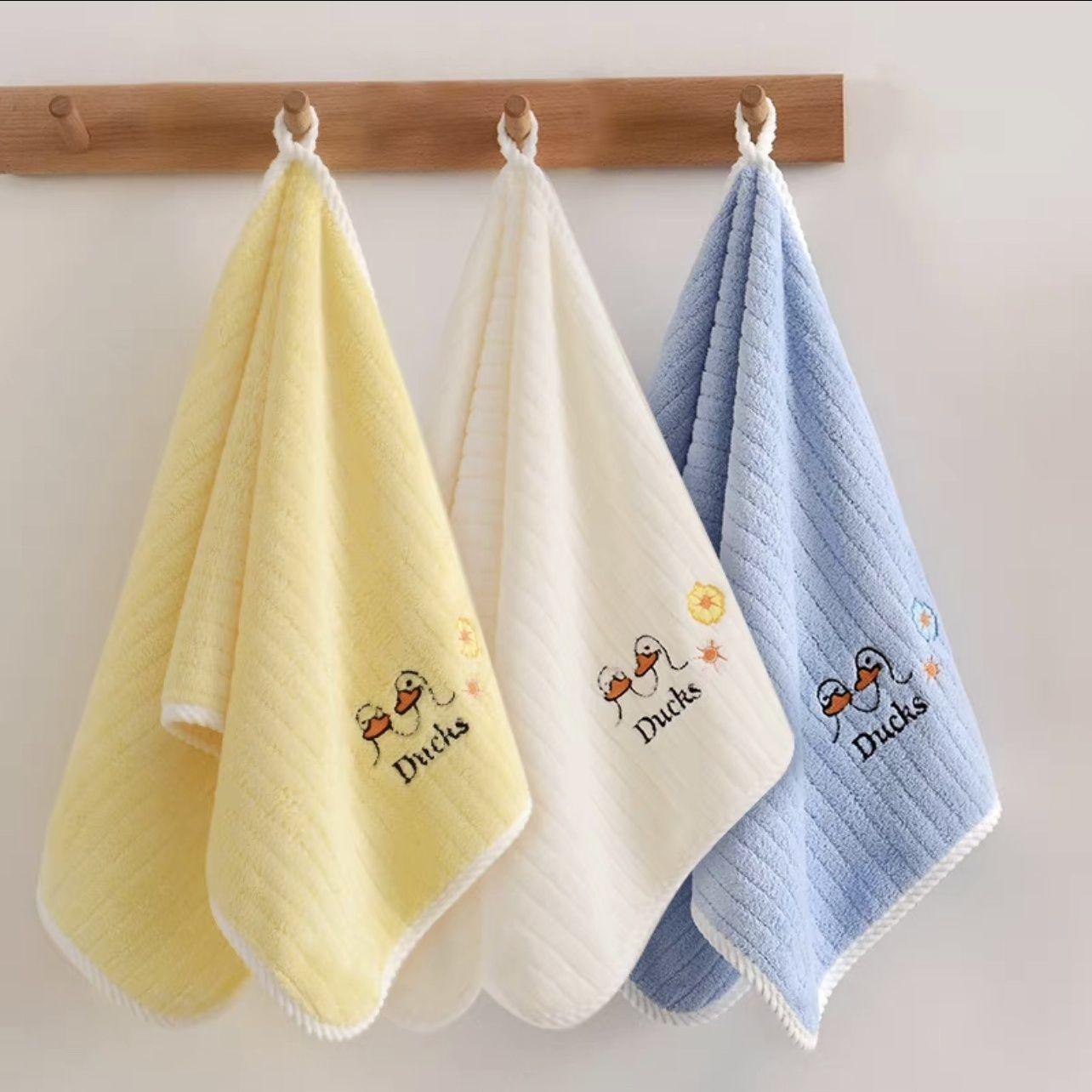 26X50 см милое полотенце с узором утки — фото 16