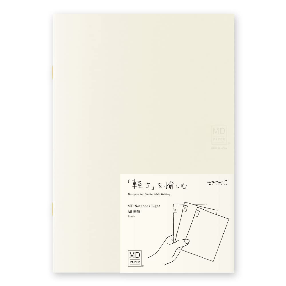 

DESIGNPHIL MIDORI MD Notebook Light A5 Blank A 15303006 3-Pack белый