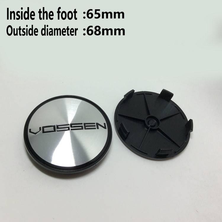 4Pcs 68mm 65mm 63mm For VOSSEN Car Wheel Center Hub Caps Wheel Center Cap Decoration Auto Styling Rim Hub Cap