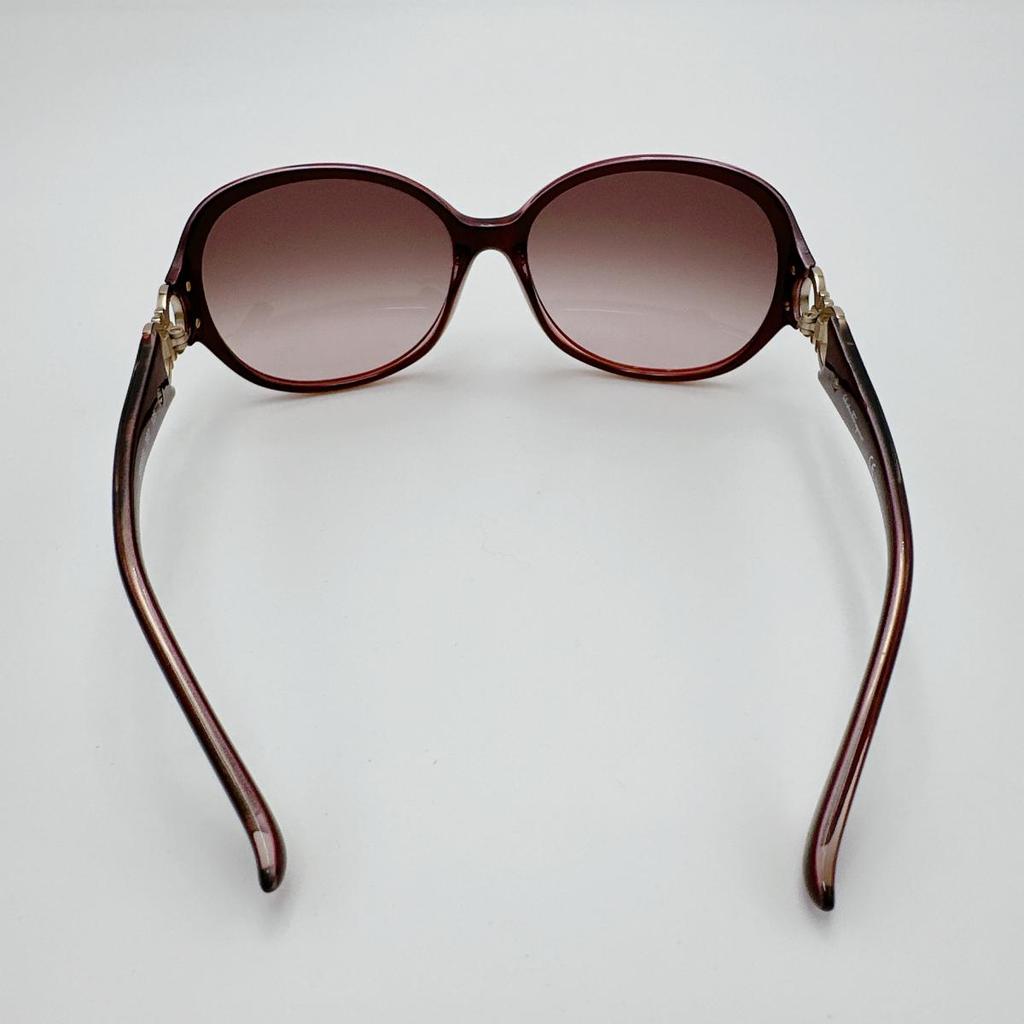 Salvatore Ferragamo 125 607 sunglasses plastic Red Women SF601S Used