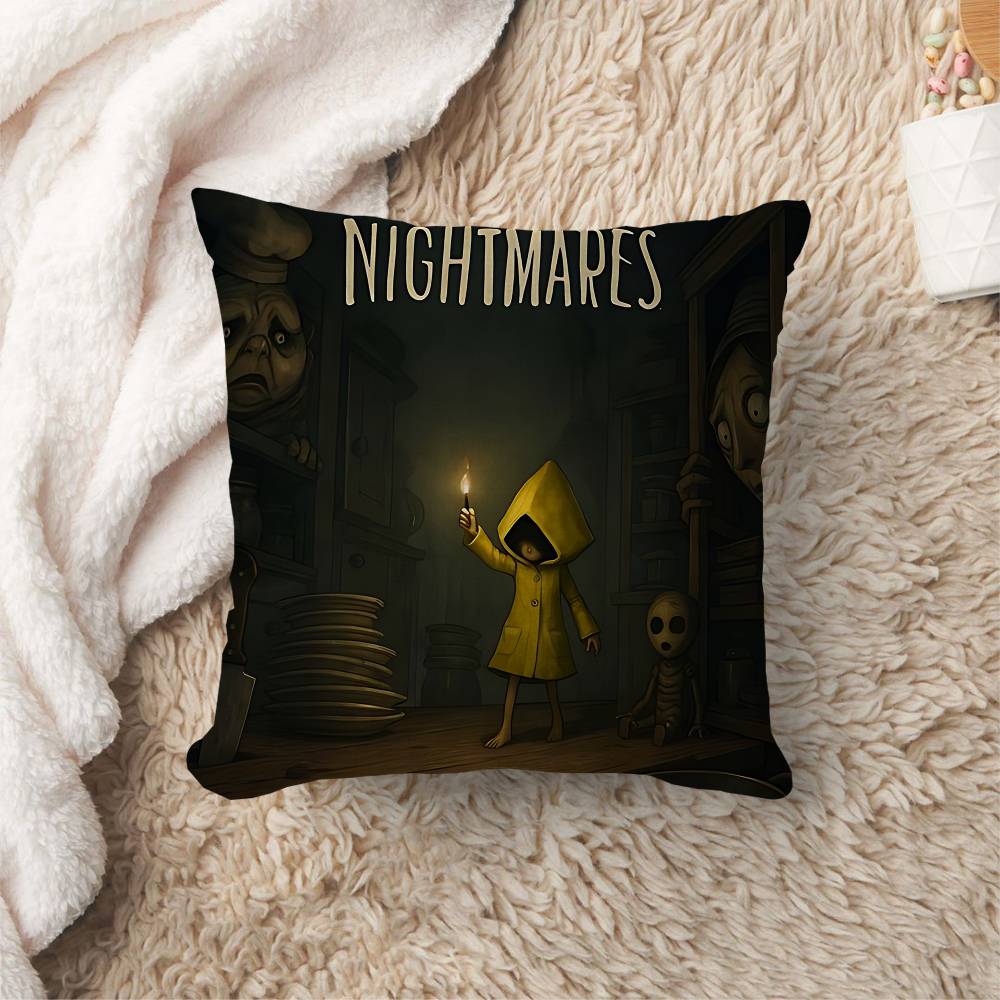 Game L-Little Nightmares Cushion Cover Pillow Cover Decor Pillowcase Printed Cushion Case For Couch