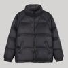 Men's Black 90% Down Double Zipper Winter Jacket