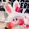 Japanisch super süß Internet-Berühmtheit Hasenohren Stern Kirby Plüschpuppe Spielzeug Zieh-Hasenpuppe niedliches Geburtstagsgeschenk