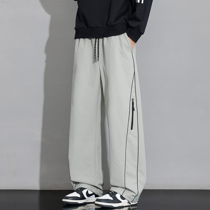 Men S Casual Loose Wide Leg Pants American Style Fashionable