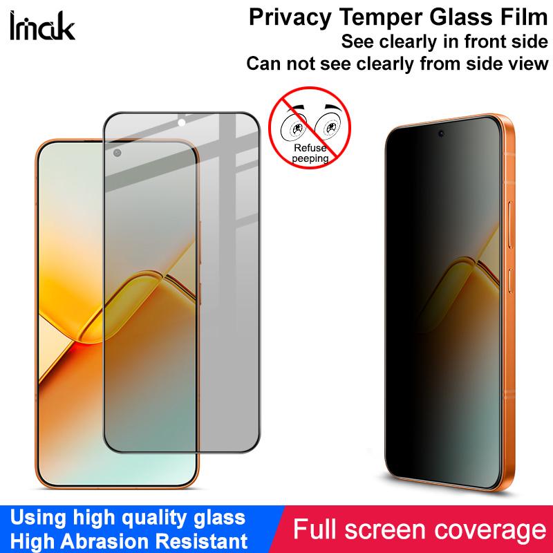 For Honor Power 2 5G Glass IMAK 3D Curved Privacy Tempered Glass Full Screen Coverage Film