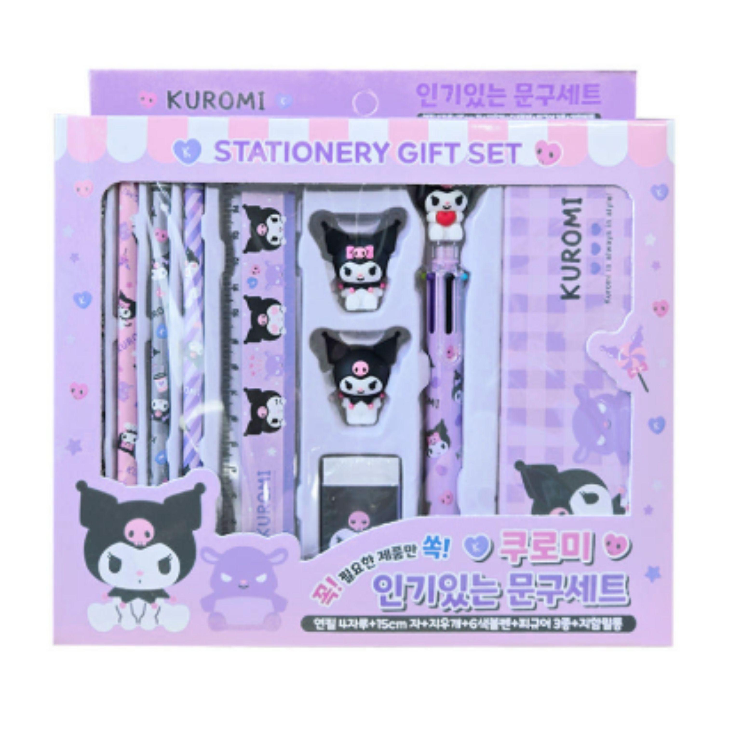 

Sanrio Characters Popular Stationery Set (Kuromi) 02 Kuromi Purple