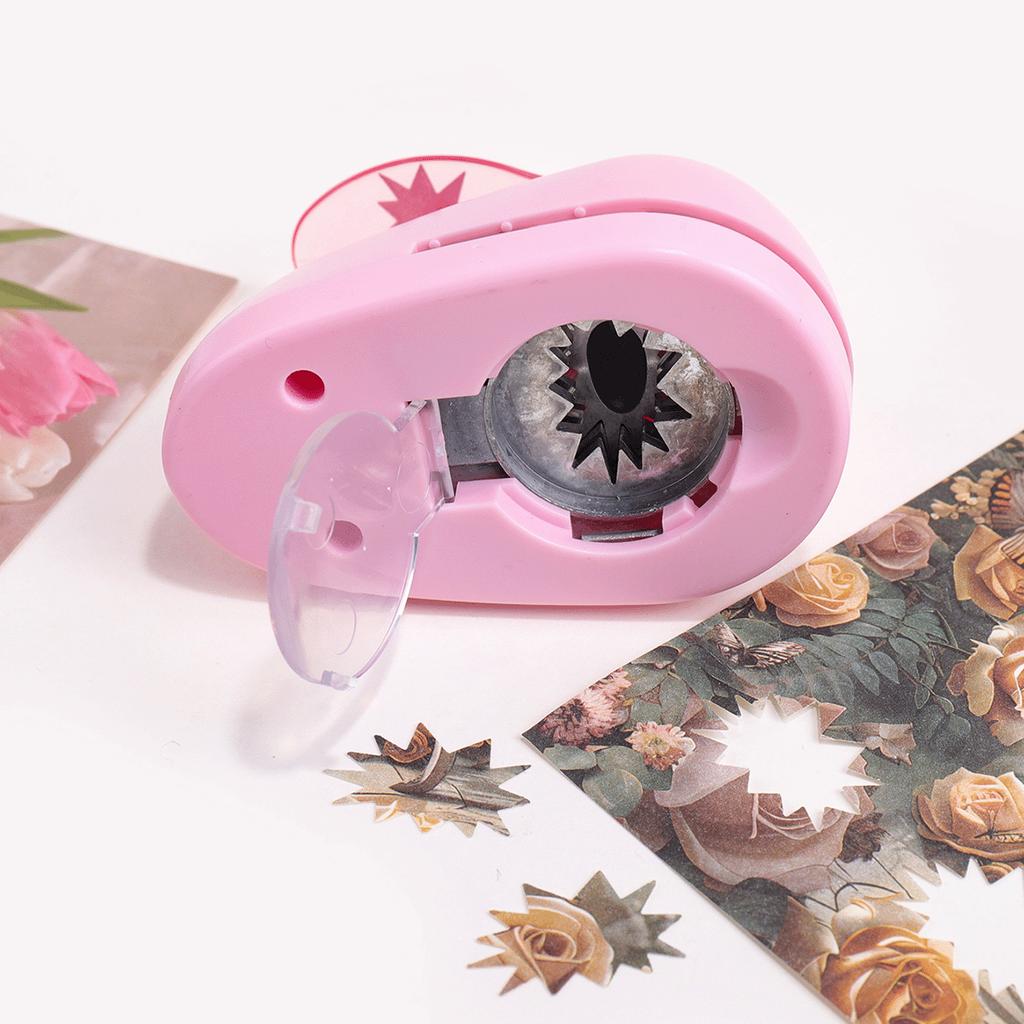 Stamp Shaped Paper Punch, Portable Hole Puncher for Crafts, Scrapbooking Supplies, DIY Card Making & Paper Crafting Tool Gift