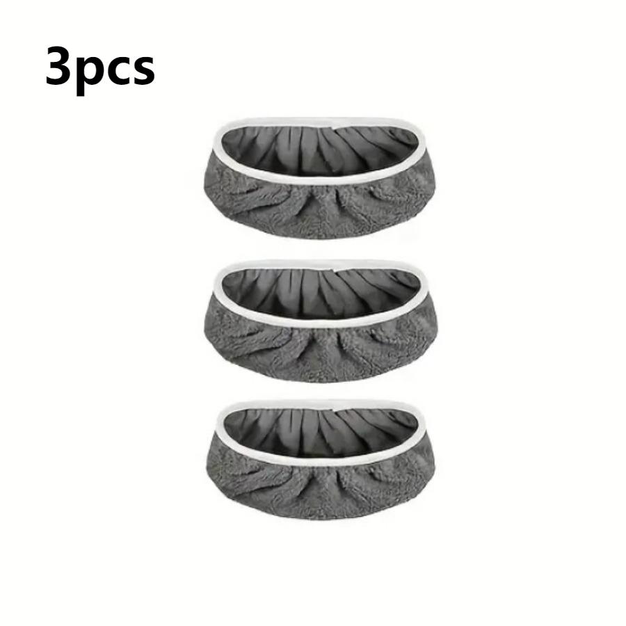 

3 Piece Reusable Green/white/gray Mop Cloth Suitable for Sweeping Mops Dry and Wet Dual-use Multi Surface Floor Cleaning