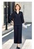 Women's Casual Striped Summer Suit Set 2026: Loose Fashion Slimming Two-Piece with Wide-Leg Pants.