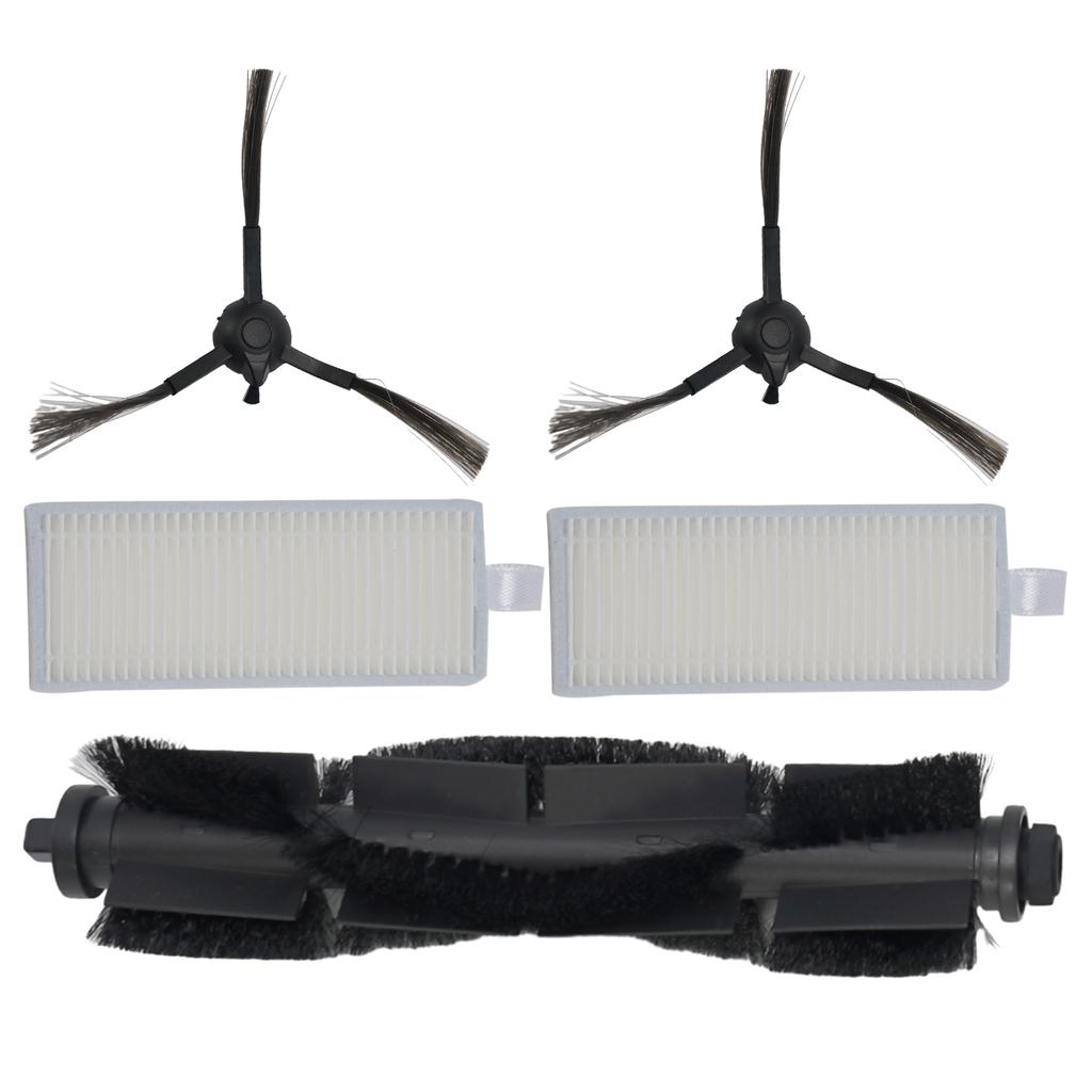 Roll Brush And Side Brushes Kit For Tapo RV30 RV30 Plus For Tapo RV10 RV10 Plus Vacuum Cleaner Replacement  Accessories