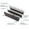 5V 3PIN ARGB RAM Heatsink RM‑1 Memory Cooling Vest with Thermal Silicone Pad for Desktop PC DDR2 DDR3 DDR4 DDR5 Memory Radiator