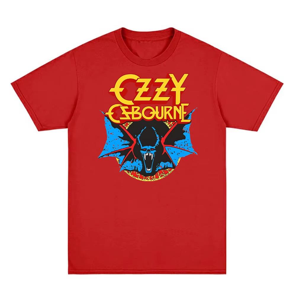 Ozzy Osbourne T Shirt Graphic Printing Hip Hop -shirt Short Sleeve GothicTshirt Unisex High Quality Women Tops