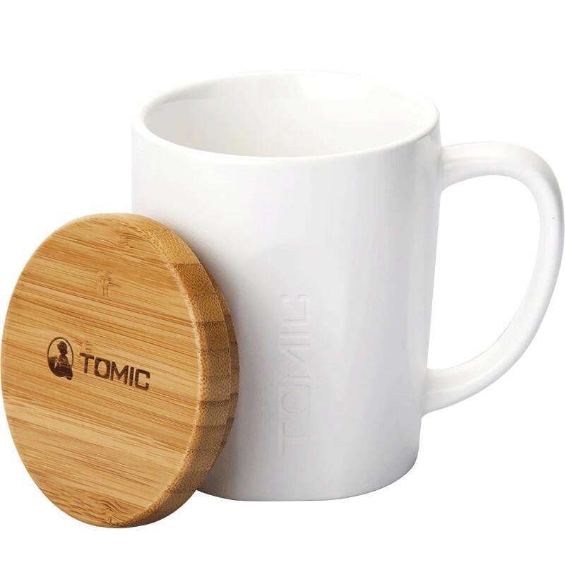 Temeike Nordic Ceramic Coffee Mug with Lid