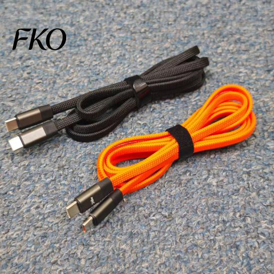 Efficient Data Backup Cable 240W Cable, Two-in-One Charging And 480Mbps High-Speed Transfer USB Type-C High-speed to Fast Notebook with E-Marker Chip