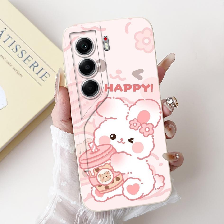 For Tecno Camon 40 Case Camon40 Pro Cover New Fashion Flower Daisy Pattern Soft Silicone Protector For Tecno Camon 40Pro 5G Capa