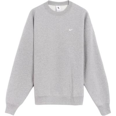 Nike Solo Swoosh Fleece Rundhals Grau Herren Oberteile DX1361-063