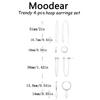 No Tarnish Pearl Drop Earrings Dainty Design Dangle Huggie Hoops  Fashion Accessory