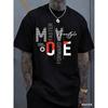 Men's Fashion Trend Crew Neck T-shirt
