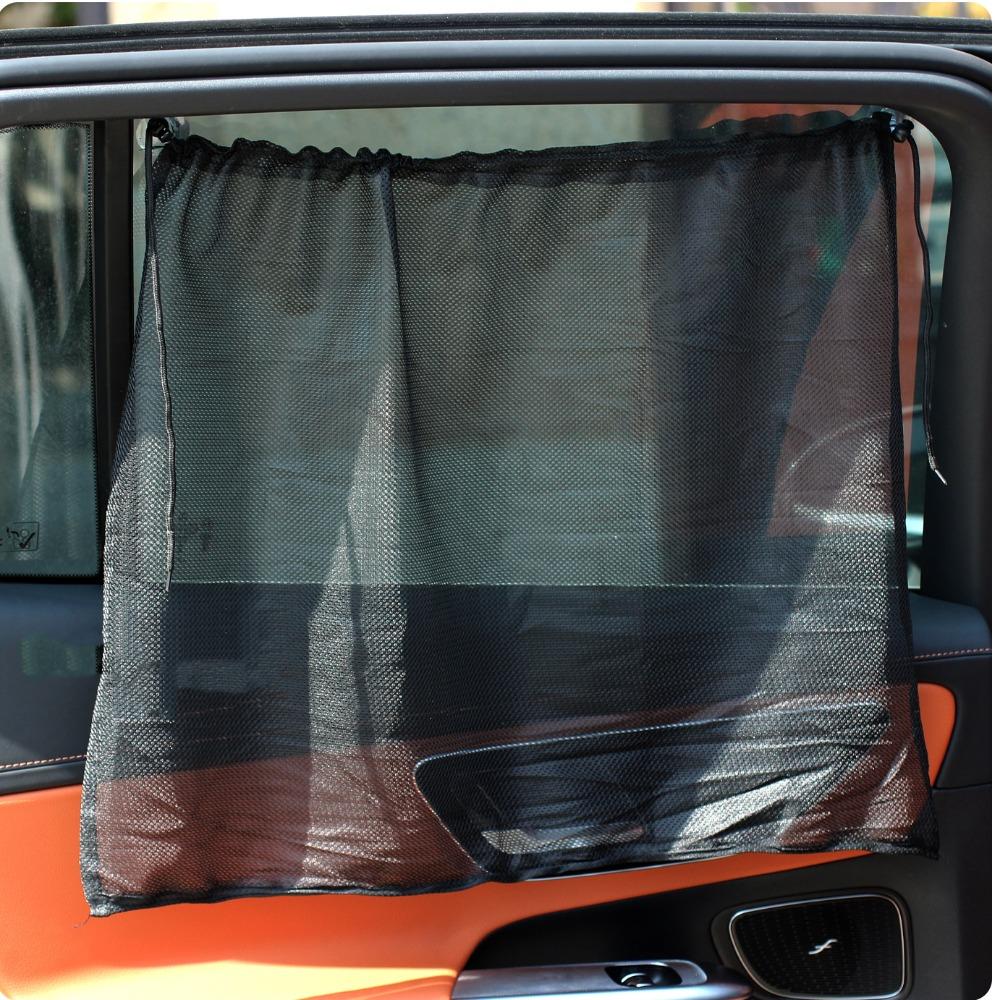 Cute Cartoon Window Shade Suction Cup Car Window Cover Universal Sunshade Curtain Car Interior