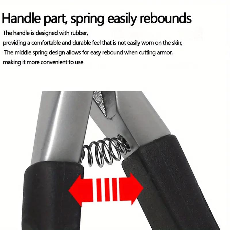 3PC stainless steel elbow nail clipper non-slip rubber and plastic handle nail clipper large opening single nail clipper set