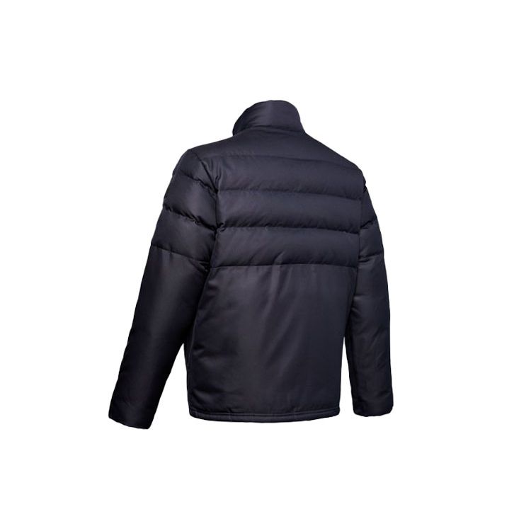 Under Armour Solid Color Stand Collar Down Jacket Men Outerwear Black 1342702-001