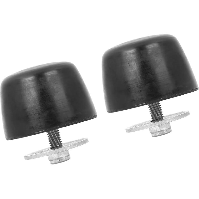 

2 Pcs Black Rubber Bumper Cushion Hood Bump Stop for Jeep Wrangler JK 2018 KJ71051BK Replace Parts