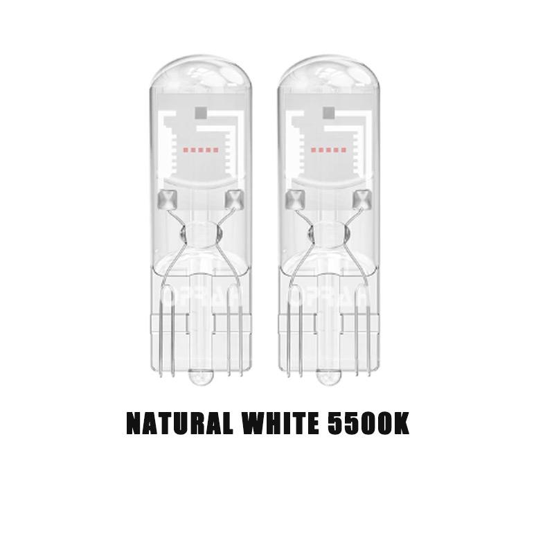10PCS T10 W5W 194 T15 W16W Sapphire Drive-free LED Bulbs COB Interior Car Reading Lights Dome Auto Brake Lamp White 6000K Yellow