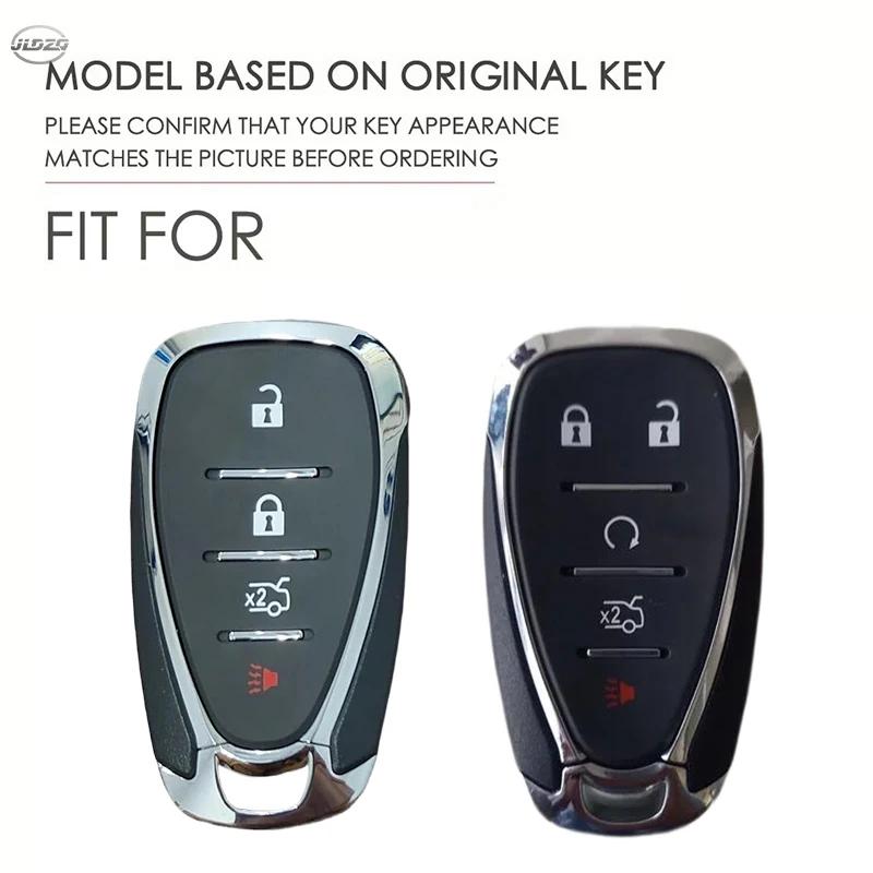 Silicone For Chevrolet Malibu Blazer Traverse Seeker Onix Equino Volt Bolt Trax Orlando Cruze Spark Sonic Camaro Car Key Case