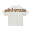MIKI HOUSE Short Sleeve Made In White T-Shirt, Logo, Plain, Check, Simple, Japan, Boys, Girls, Baby, Kids, Children's Clothing, 10-5255-682, 110cm,