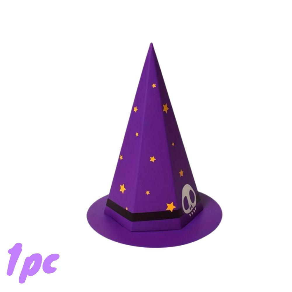 1/20pcs Halloween Hat-shaped Candy Box Ghost Witch Trick or Treat Box Set Party Favors Decor Holiday Gifts Packaging Supplies