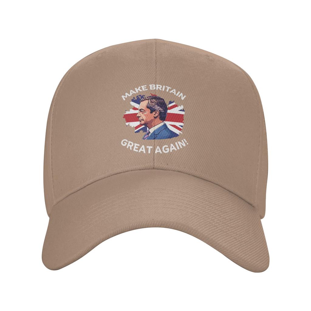 Make Britain Great Again Nigel Farage Support Baseball Cap  Fashion Trucker Hat Spring Women Men Running Hippie Baseball Caps
