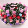 Sweet Girls Women Bridal Rose Flower Crown Headband Wreath Party Wedding Bridal Garland Hairband Headwear