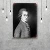 Wolfgang Amadeus Mozart Vintage Metal Tin Signs Posters Decor Retro Metal Plaque Wall Art Decor for Garage Bar