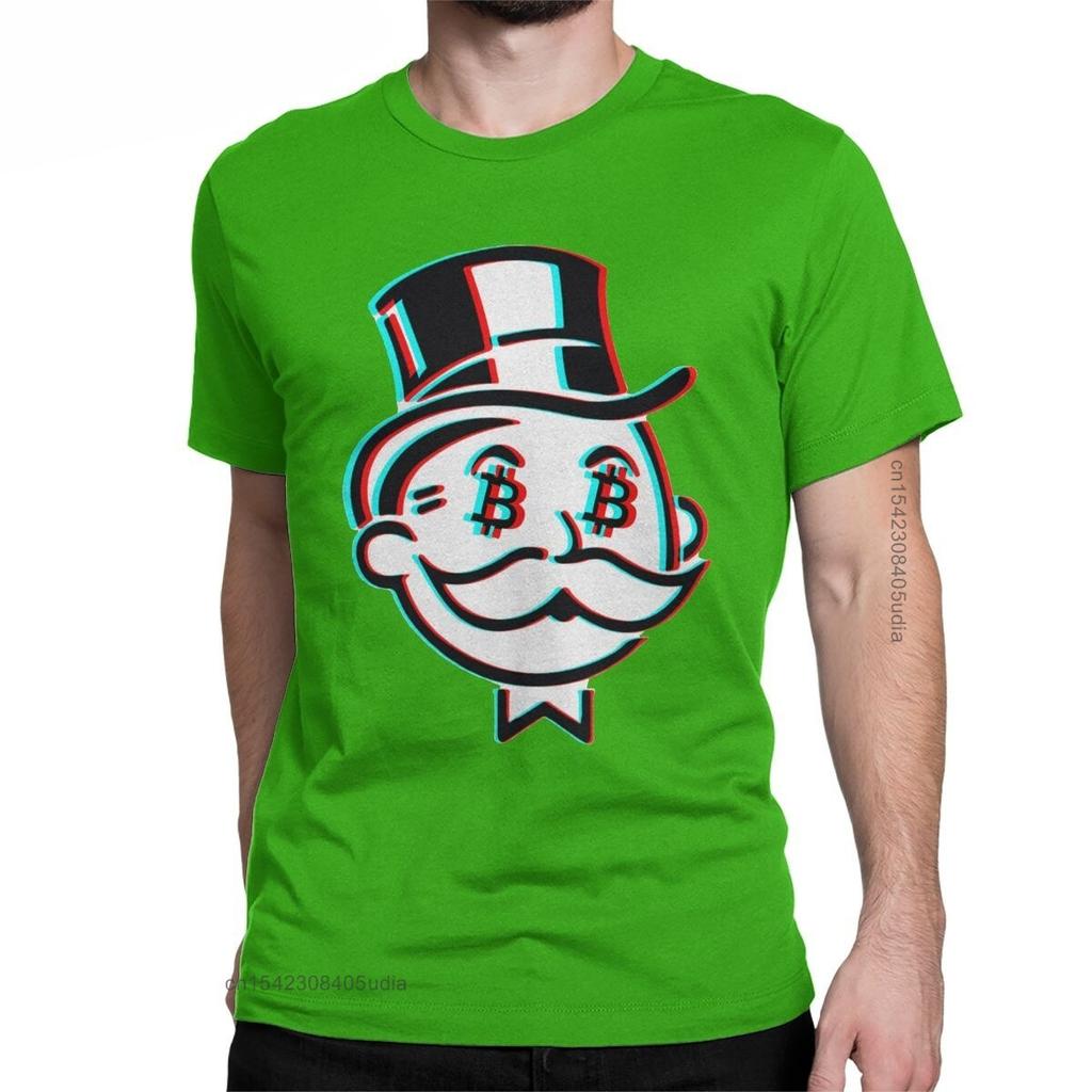 Fashion Crypto Bitcoin Mr Satoshi Nakamoto TShirt For Men Round Collar Cotton Graphic T Shirts Tee Shirt for Men Summer Tops