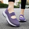 Summer Women Anti-slip Shoes Mesh Breathable Woman Woven Shoes Sneakers Light Slip On Flat Platform Ladies Walking Shoes