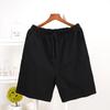 Herren-Pyjamahose, Lounge-Schlafshorts, atmungsaktive Pyjama-Shorts mit Taschen, Kordelzug, dehnbare Home-Shorts, Jogger, sportliche, lässige Sweat-Shorts
