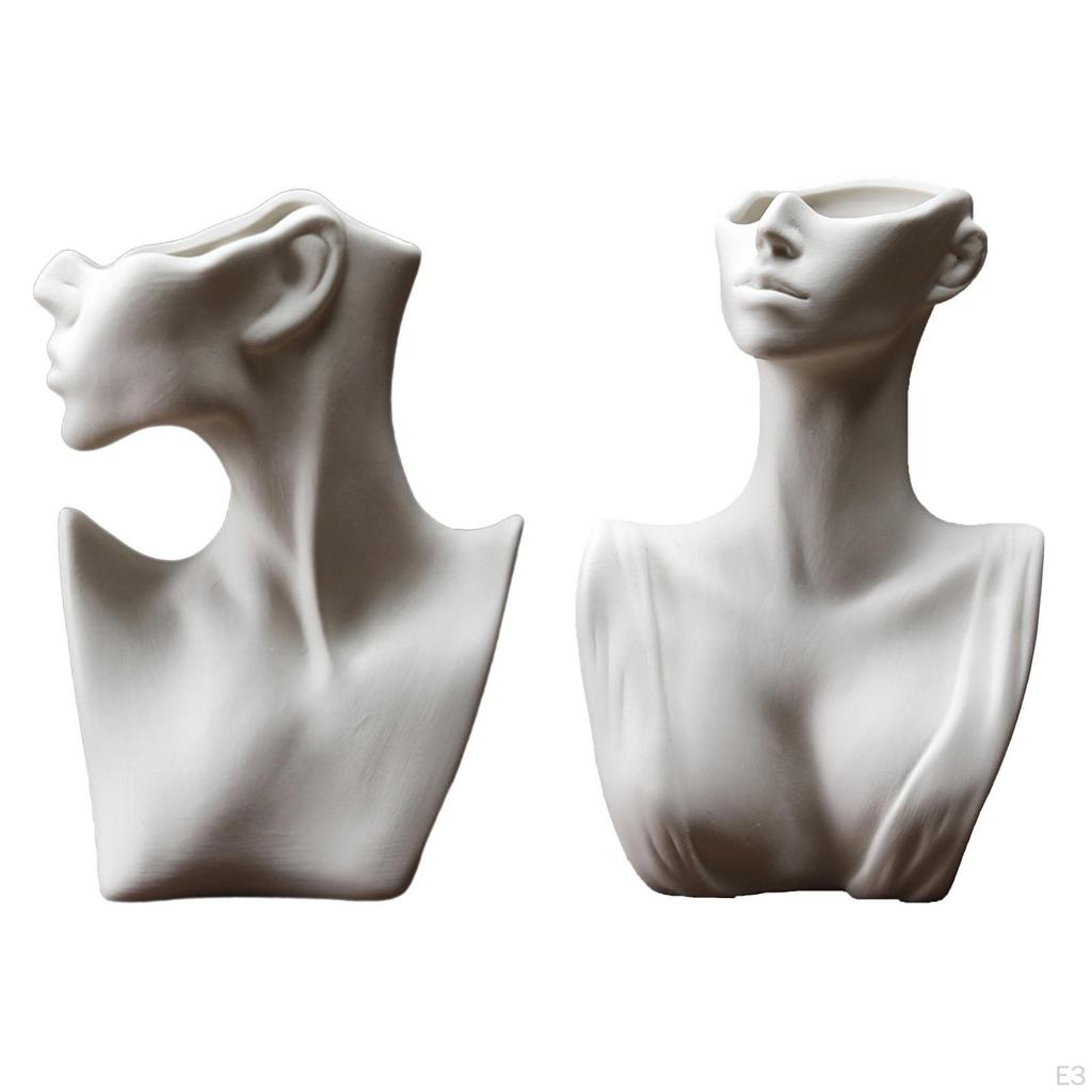 Abstrakte Keramikstatue Blumenvase Inneneinrichtung