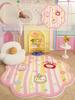 Irregular Shape Bedroom Decor Cute Carpet Cartoon Style Carpets for Living Room Fluffy Soft Bedside Floor Mat Thickend Plush Rug