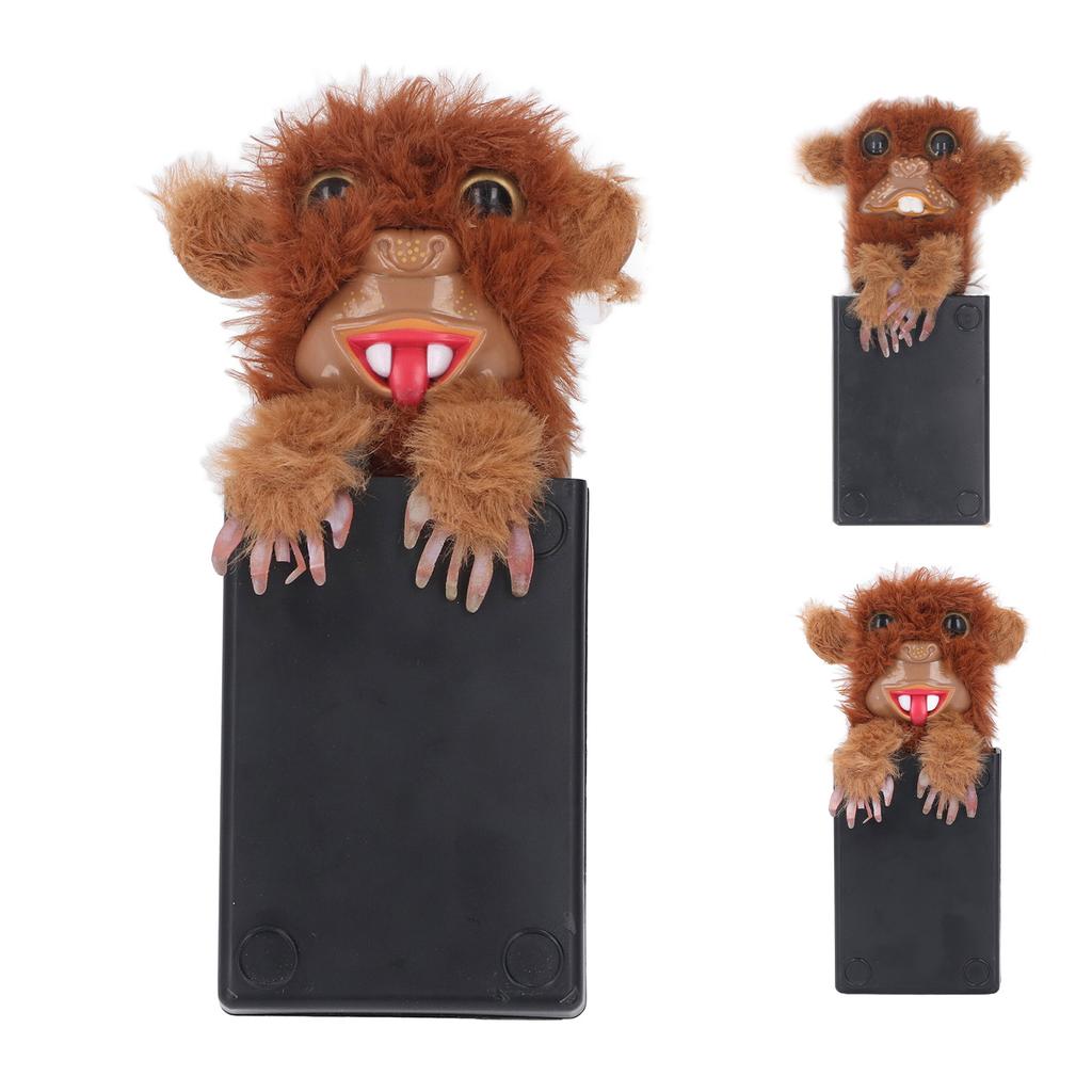 Surprise Prank Monkey Toy Realistic Funny Strengthen Relationships Pop Up Prankster Monkey Plush Dol